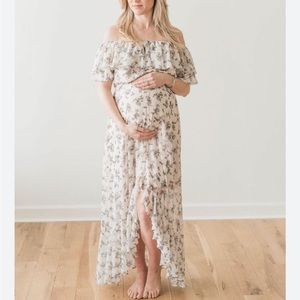 Pink Blush Maternity Dress
